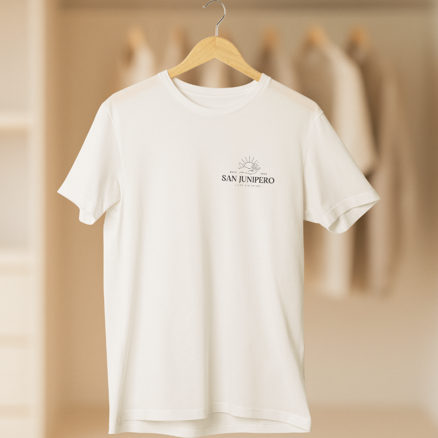 Playera San Junipero – Modelo “Sin Complicaciones”